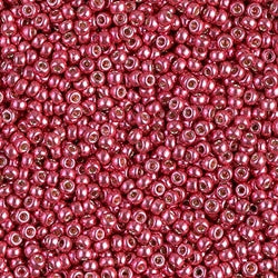 11/0 Miyuki SEED Bead - Duracoat Galvanized Light Cranberry
