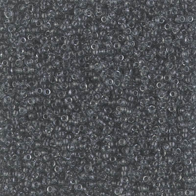 15/0 Miyuki SEED Bead - Transparent Grey