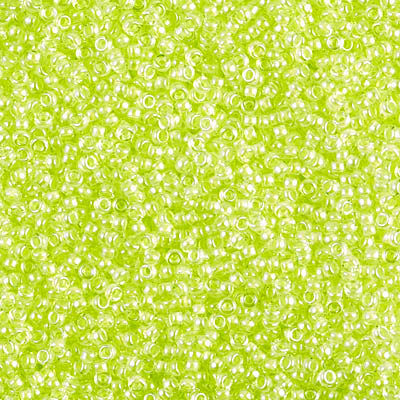 15/0 Miyuki SEED Bead - Luminous Lime Aid