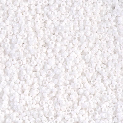 15/0 Miyuki SEED Bead Pack - White