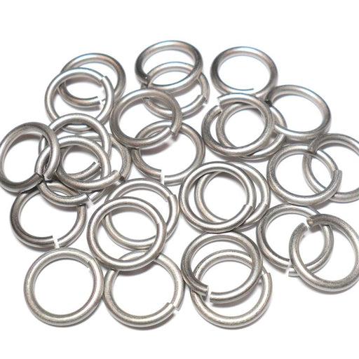 16swg (1.6mm) 7/32in. (5.7mm) ID 3.56AR Etched Titanium Jump Rings