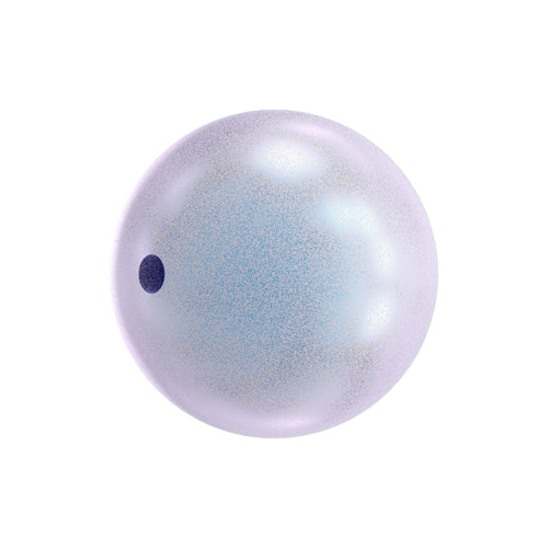 Crystal Brilliance 4mm Round Pearls - Iridescent Dreamy Blue