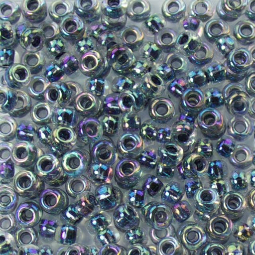 6/0 Miyuki SEED Bead - Noir Lined Crystal AB