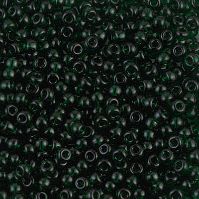 8/0 Miyuki SEED Bead - Transparent Emerald