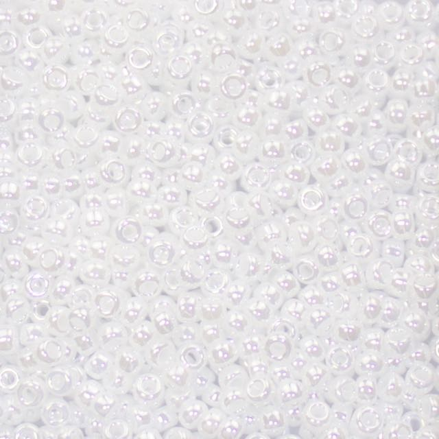 8/0 Miyuki SEED Bead - White Pearl Ceylon