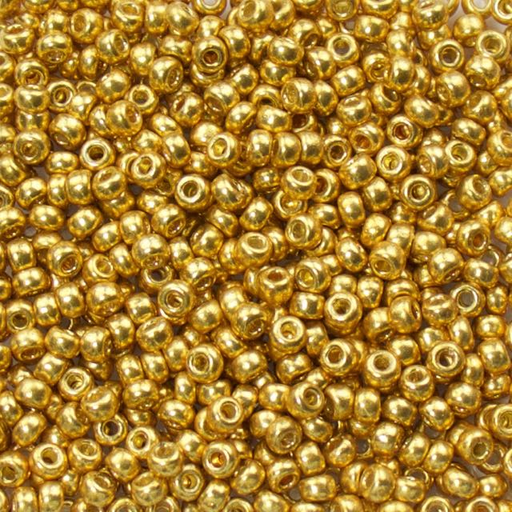 8/0 Miyuki SEED Bead - Duracoat Galvanized Gold