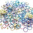 16swg (1.6mm) 3/8in. (10.1mm) ID 6.4AR Anodized  Aluminum Jump Rings - Spring Fling Mix