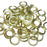 16swg (1.6mm) 7/32in. (5.7mm) ID 3.6AR Anodized  Aluminum Jump Rings - Lemon-Lime
