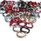 20awg (0.8mm) 5/32in. (4.3mm) ID 5.4AR Anodized  Aluminum Jump Rings - Art Deco Mix