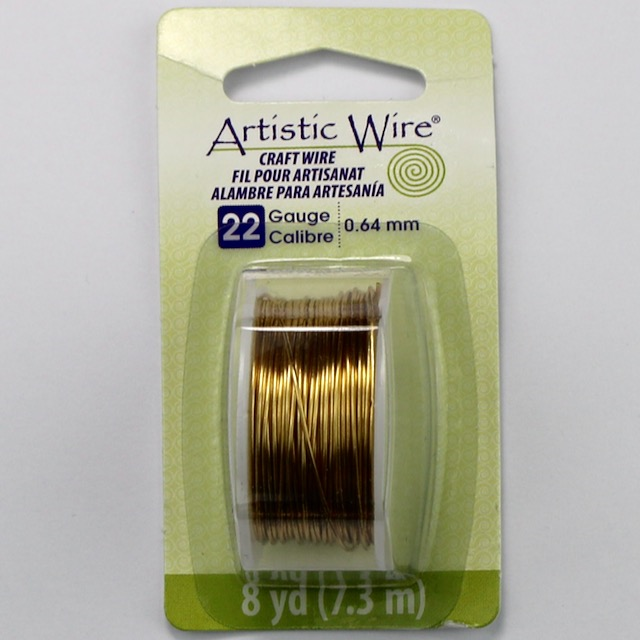 Artistic Wire, 22 Gauge (.64 mm), Bare Copper, 8 yd (7.3 m)