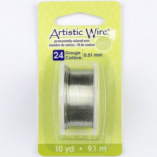 9.1 meters (10 yards) - 24 gauge (.51 mm) Craft Wire - Tinned Copper