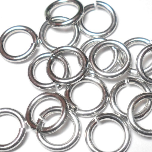 1 Pound Bright Aluminum Chainmail Jump Rings 14g 15/64 ID (2100+ Rings)