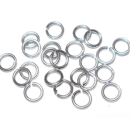 5000 3/8 16g Bright Aluminum Jump Rings