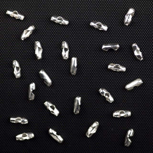 2.3mm Ballchain Connector - Silver