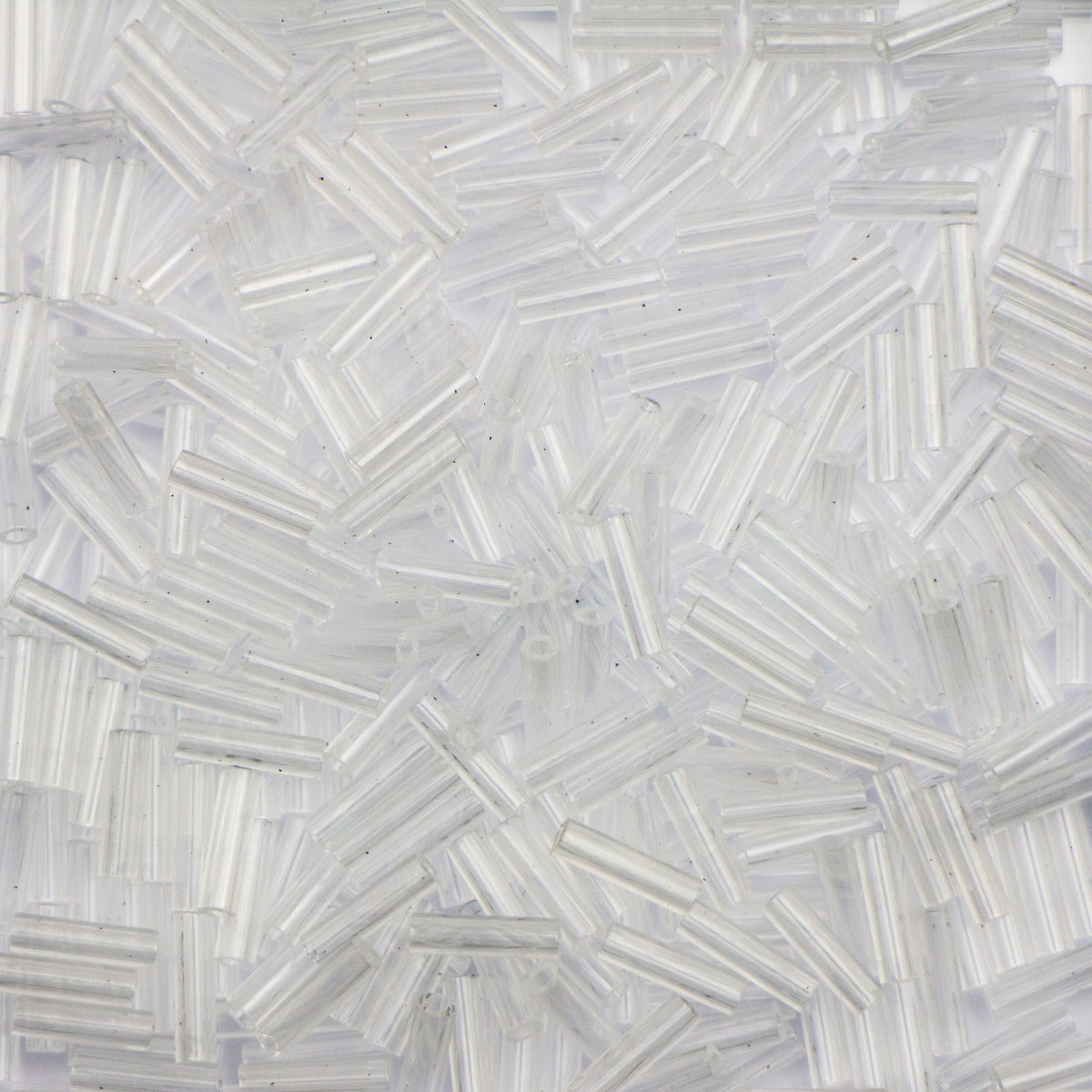6mm Miyuki BUGLE Beads Crystal — That Bead Lady