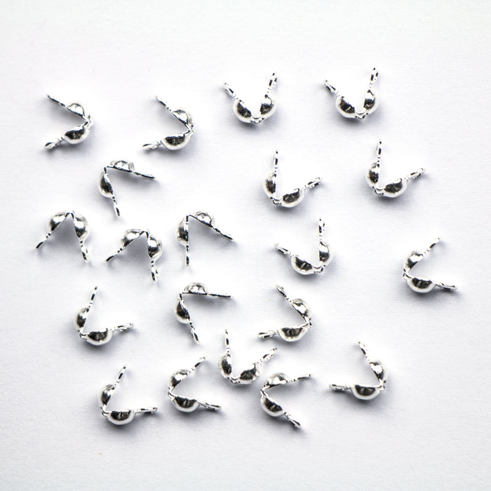 3.5mm Clamshell Bead Tip - Silver