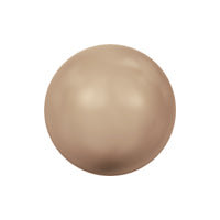 Crystal Brilliance 4mm Round Pearls - Bronze