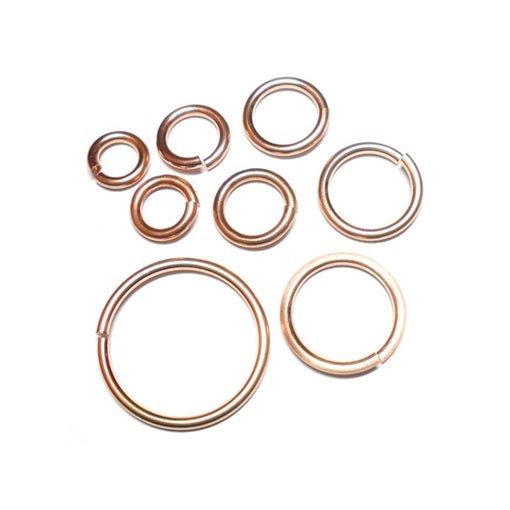 16swg (1.6mm) 5/16in. (8.4mm) ID 5.3AR Bronze Jump Rings