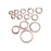 18swg (1.2mm) 1/4in. (6.7mm) ID 5.6AR Bronze Jump Rings