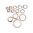 18swg (1.2mm) 1/8in. (3.3mm) ID 2.8AR Bronze Jump Rings