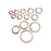 18swg (1.2mm) 3/8in. (10.4mm) ID 8.7AR Bronze Jump Rings