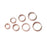 20awg (0.8mm) 1/8in. (3.3mm) ID 4.1AR Bronze Jump Rings