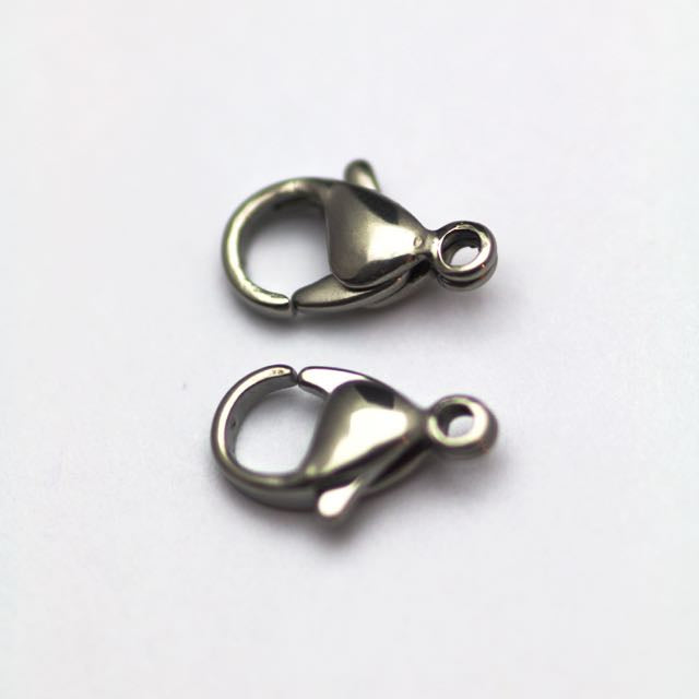 12mm x 7mm Lobster Claw Clasp - Stainless Steel