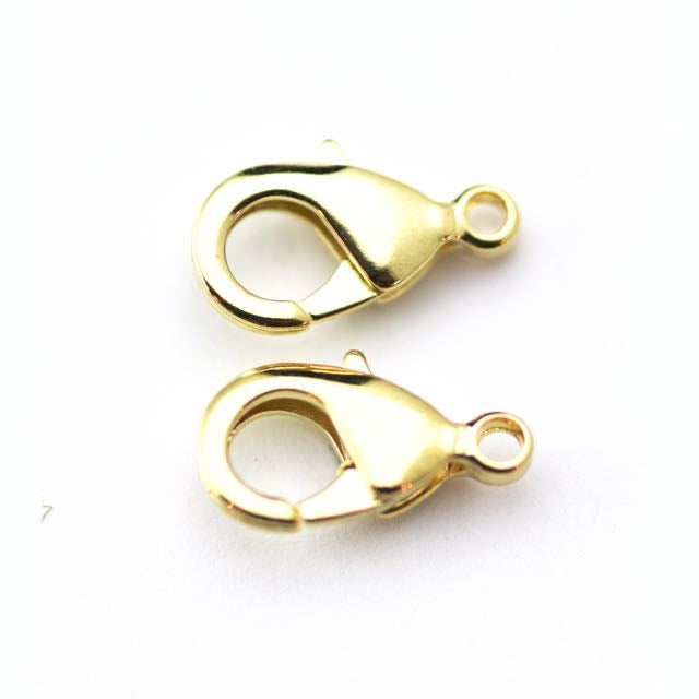 15mm x 9mm Lobster Claw Clasp - Gold