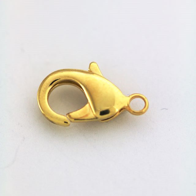 19mm x 10mm Lobster Claw Clasp - Gold