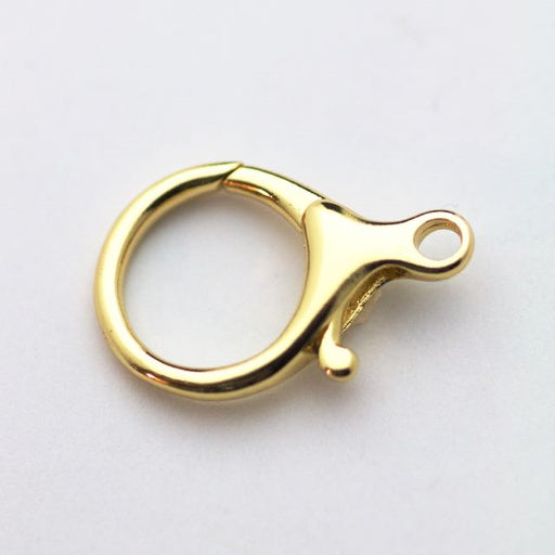 26mm x 17mm Round Lobster Clasp - Gold