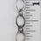 9mm x 5mm Flat Oval Chain - Gunmetal