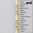 6.4mm x 3mm and 3.5mm Oval Link Chain - Satin Hamilton Gold