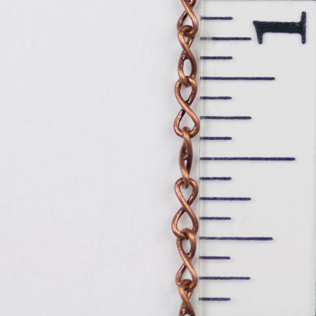 5mm x 2mm Figure 8 Chain - Antique Copper
