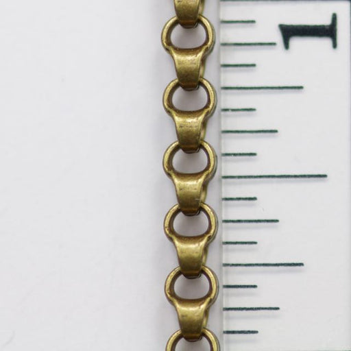 5.5mm x 3.8mm Bicycle Chain - Antique Brass