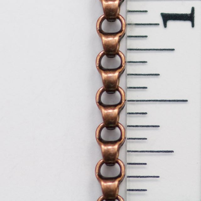 5.5mm x 3.8mm Bicycle Chain - Antique Copper