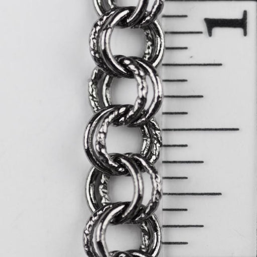 6.8mm Double Link Cable Chain - Gunmetal