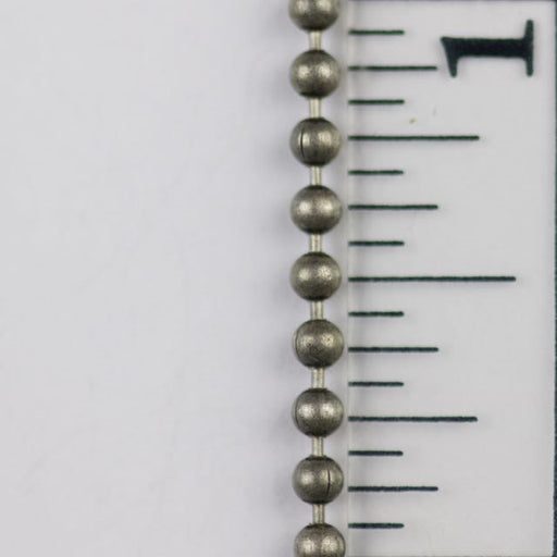 2.3mm Ball Chain - Antique Silver