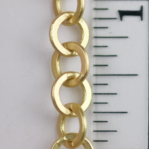 7.9mm x 7.5mm Smooth Flat Cable Chain