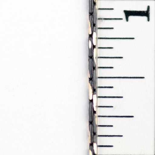 1.25mm Beading Chain - Grey and Gold