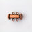 14mm x 10mm Slide Magnetic 2-Loop Clasp - Antique Copper