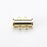 14mm x 10mm Slide Magnetic 2-Loop Clasp - Gold