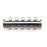 30mm x 10mm Slide Magnetic 5-Loop Clasp - Black