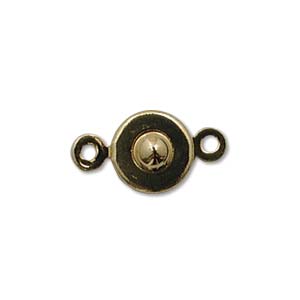 7mm Ball and Socket Clasp - Gold Plate