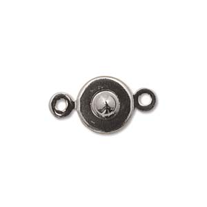 7mm Ball and Socket Clasp - Silver Plate