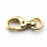 30mm x 15mm Swivel Lobster Clasp - Satin Hamilton Gold