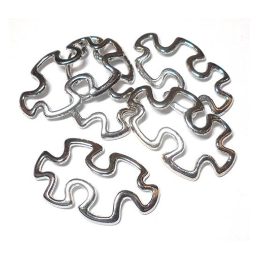 30mm x 19mm Puzzle Piece Charms