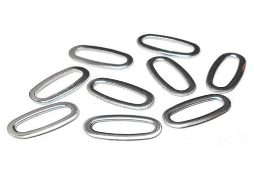 16mm x 8mm Stainless Steel Ovals