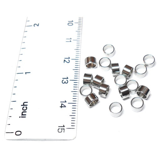 Stainless Steel Barrel Beads