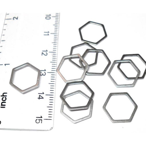 Stainless Steel Small Hexagon Links