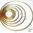 9.5awg 1.5 in. Outer Diameter 33mm Inside Diamter 12.4AR Welded Brass Rings